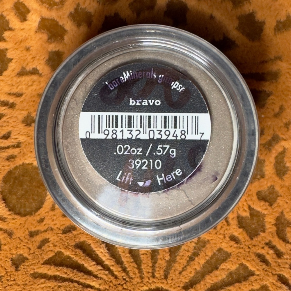 bareMinerals Glimpse ~BRAVO New .57g NEW~DISCONTINUED~ VERY RARE! HTF